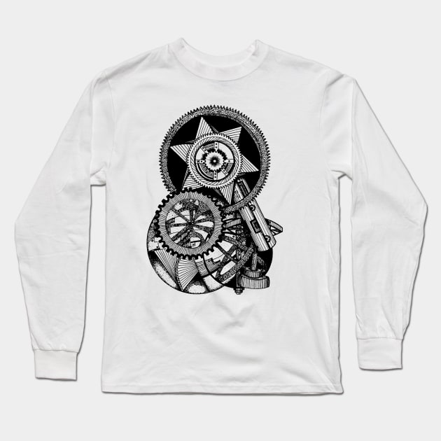 Clockwork Long Sleeve T-Shirt by StudioGrafiikka